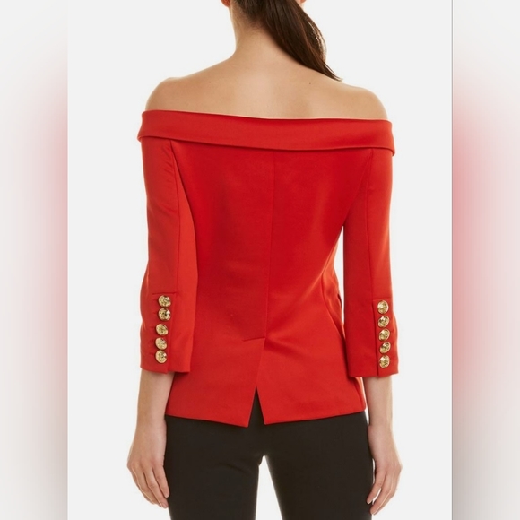 NWT!Alexia Admor Anthropologie Women's Double Breasted Gold Button Jacke… - Picture 6 of 7